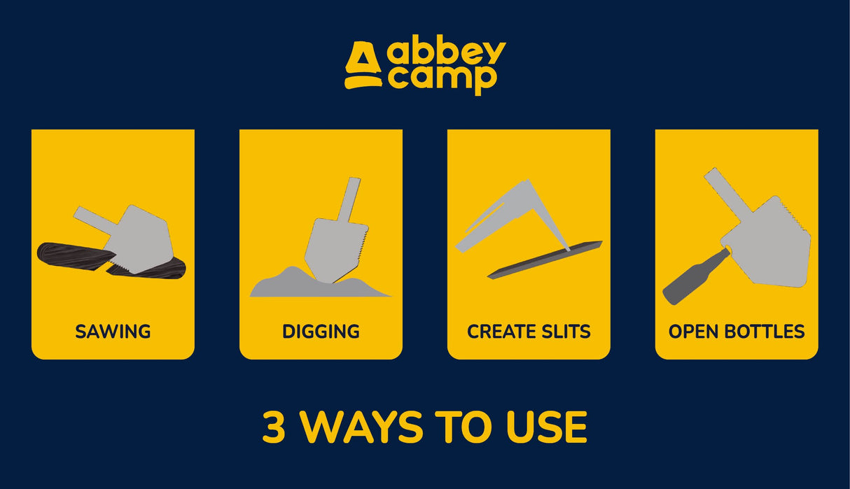 Pioneer sammenleggbar spade med hakke CORNWALL-040