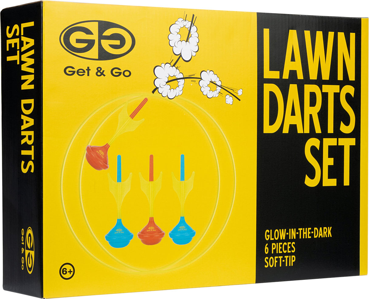Lawn Darts-sett som lyser i mørket