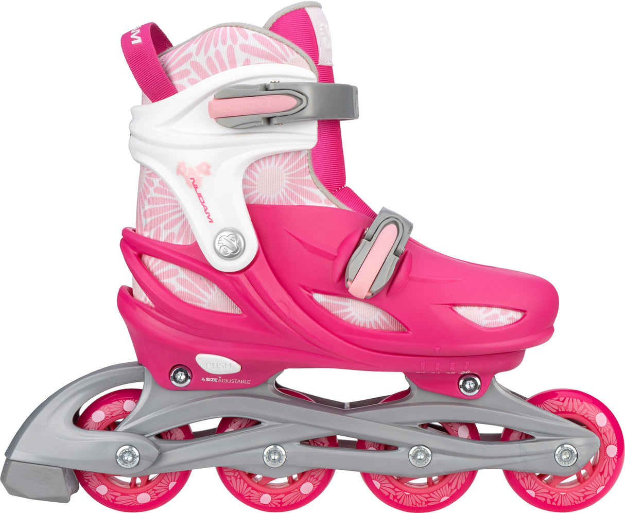 3-i-1 justerbare inline-skøyter Floral Switch