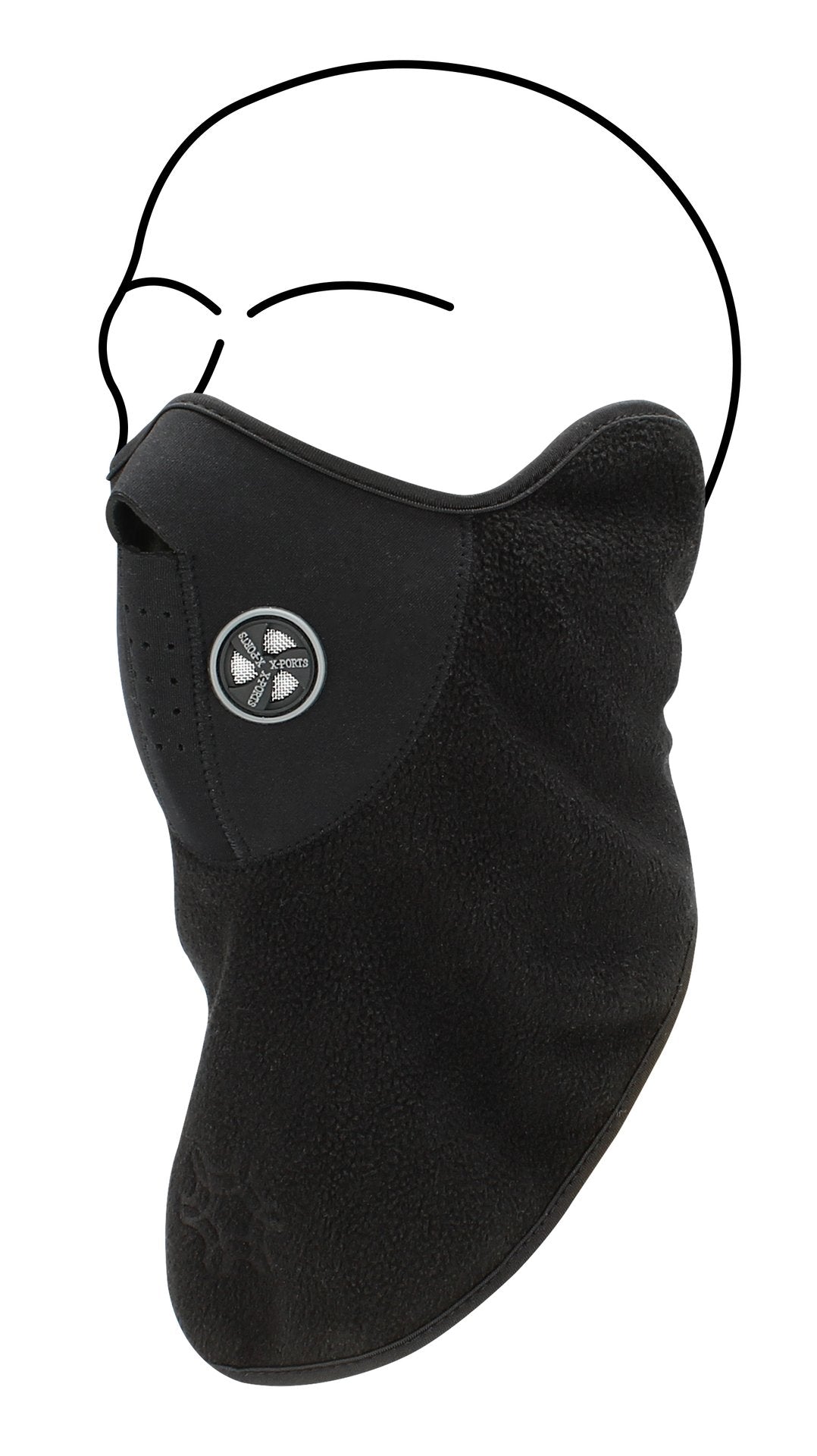 Ansiktsmaske Fleece