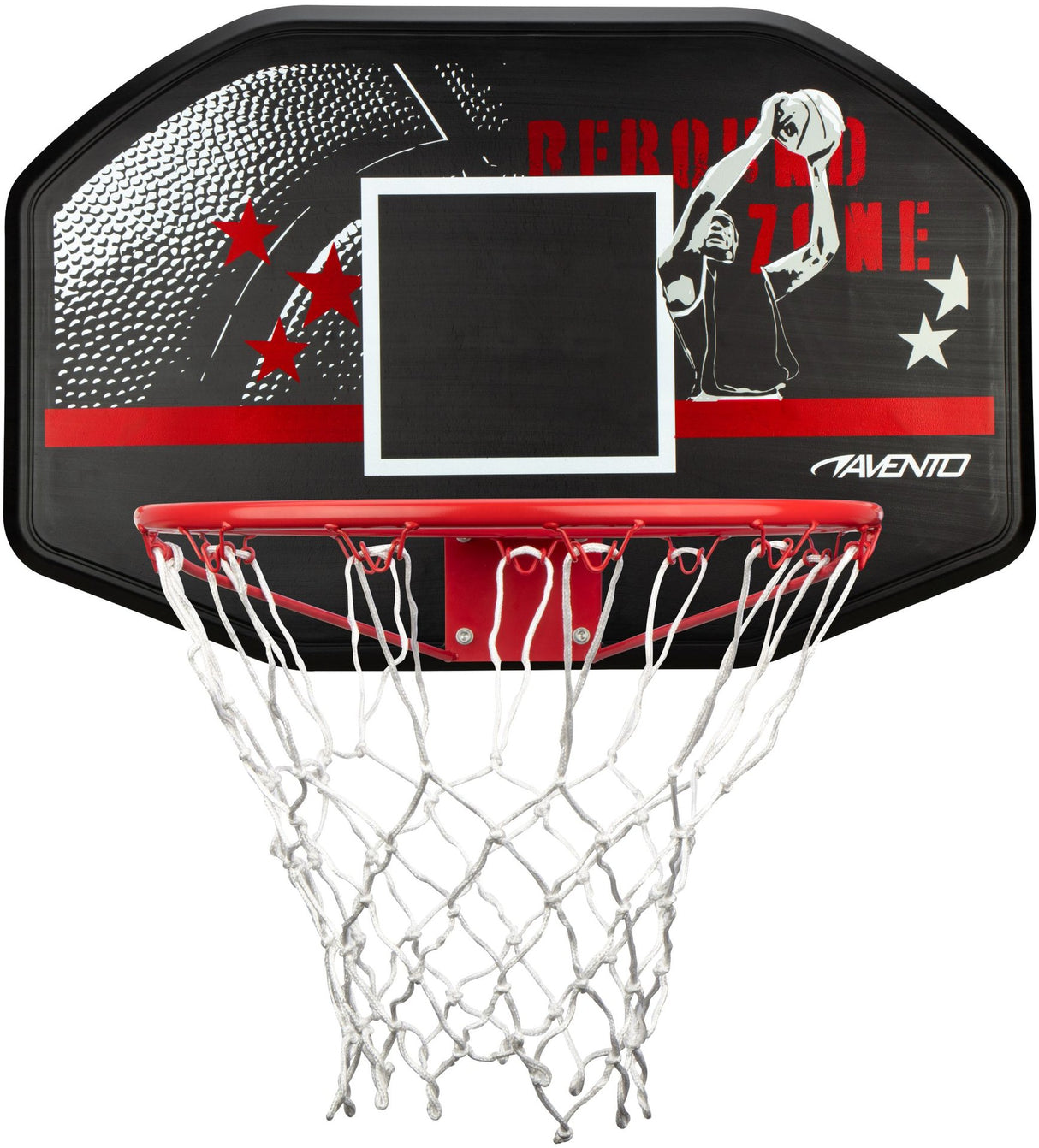 Basketballbrett + kurv + nett Rebound Zone