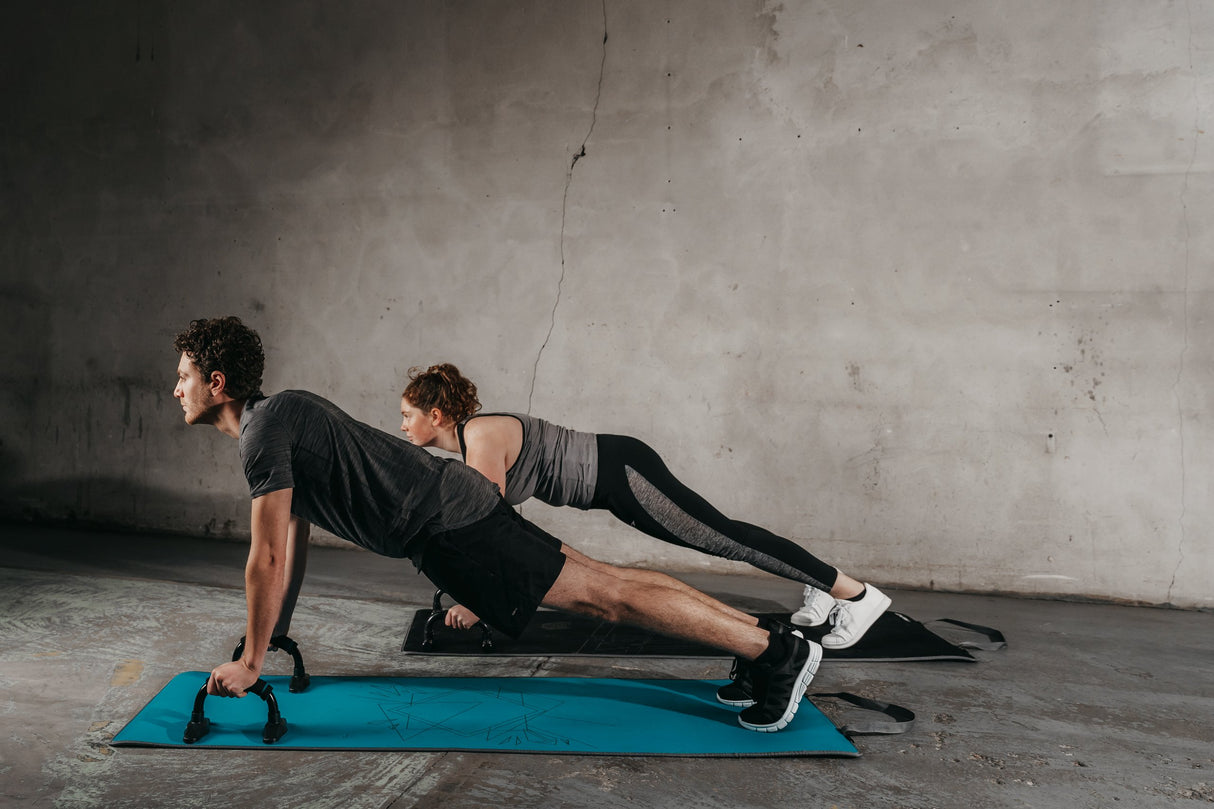 Fitness matte med trykk Neopren