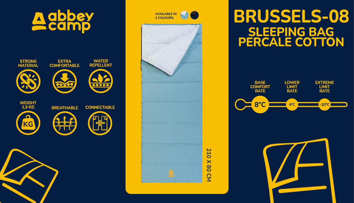 Sovepose Konvolutt Perkale Bomull BRUSSELS-08