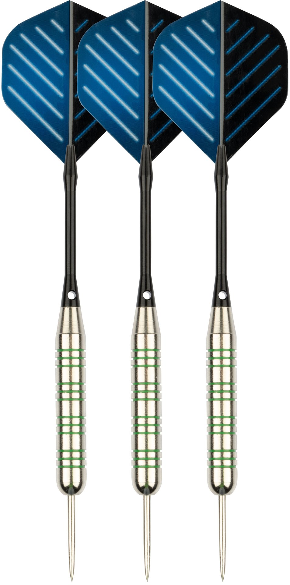 Dart i nikkel/sølv metallisk