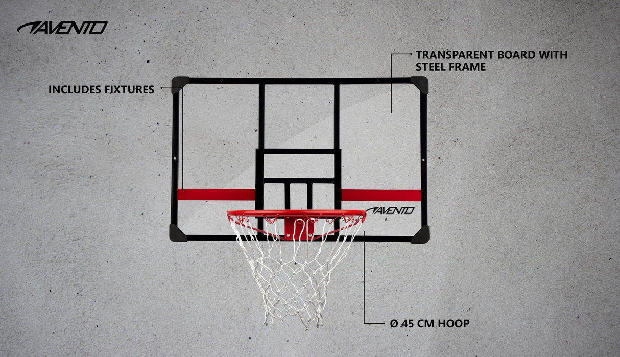 Basketballbrett + kurv + nett Legends League