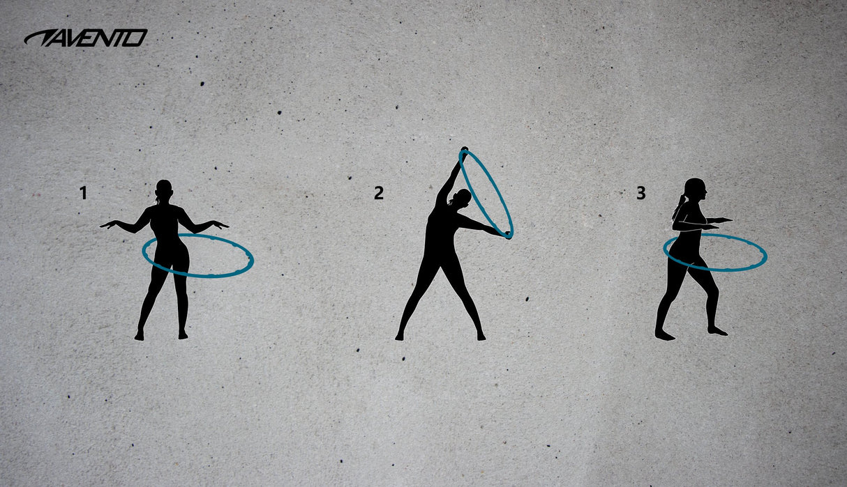 Fitness Hula Hoop skum 1,2 kg