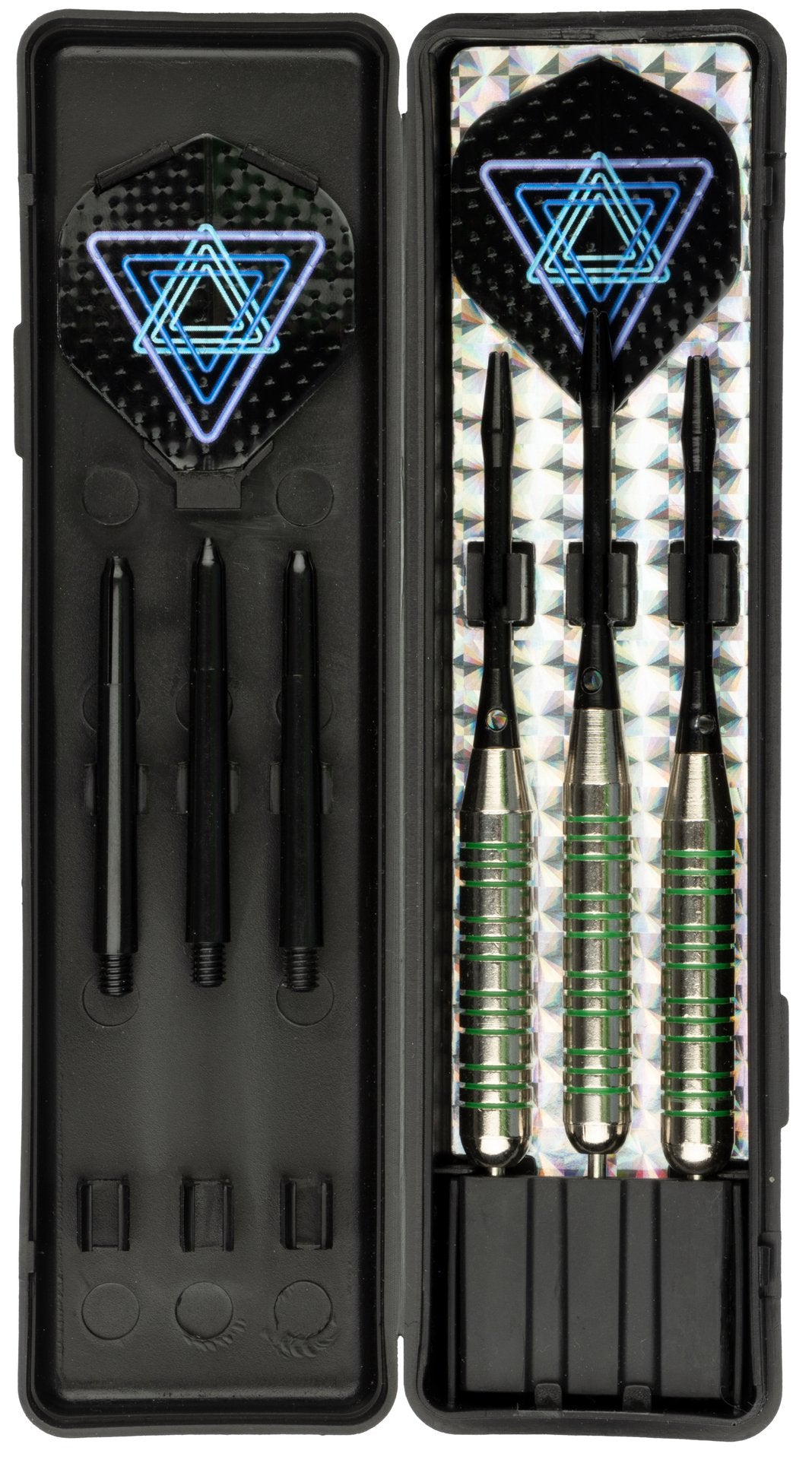 Darts i nikkel/sølv metallisk