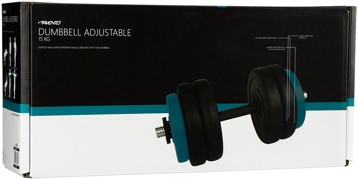 Justerbar Dumbbell Syntetisk 15 kg