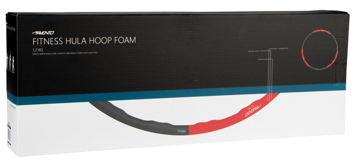 Fitness Hula Hoop skum 1,2 kg