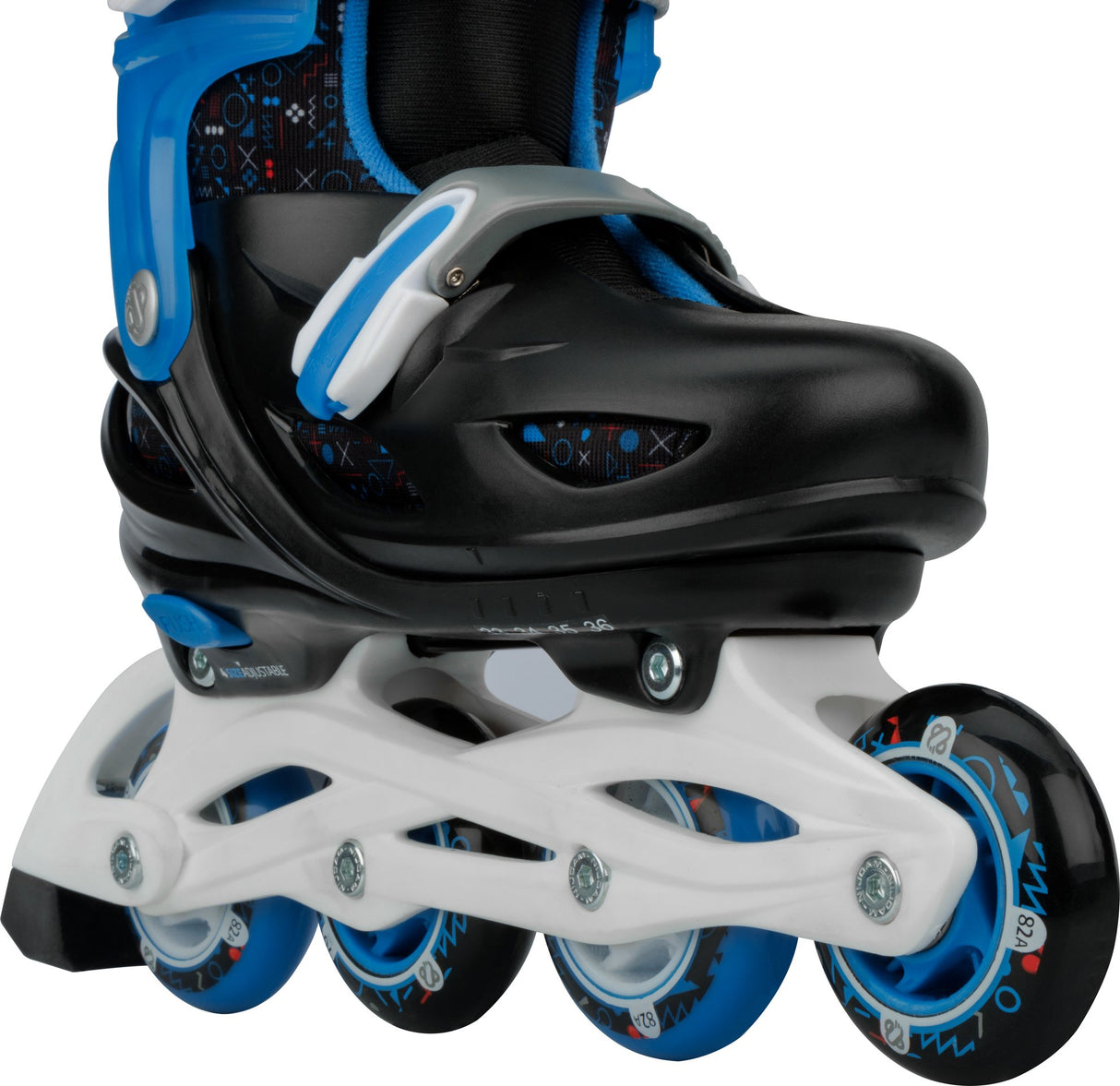Inline Skøyter Justerbare Blue Goo