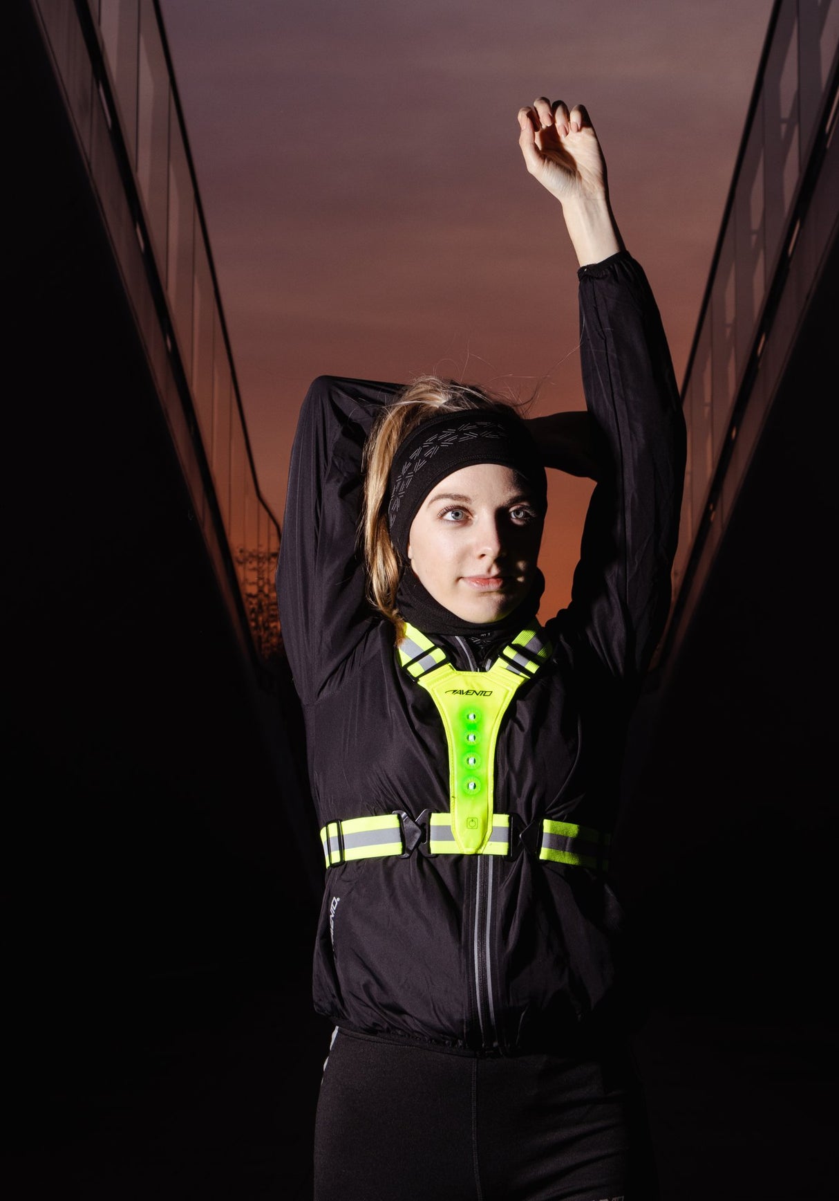 Sports Sikkerhetsvest LED Oppladbar