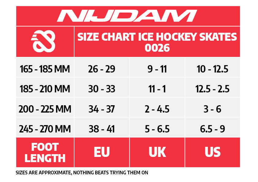 Ishockey Skøyte Hardboot Justerbar Ice Invader