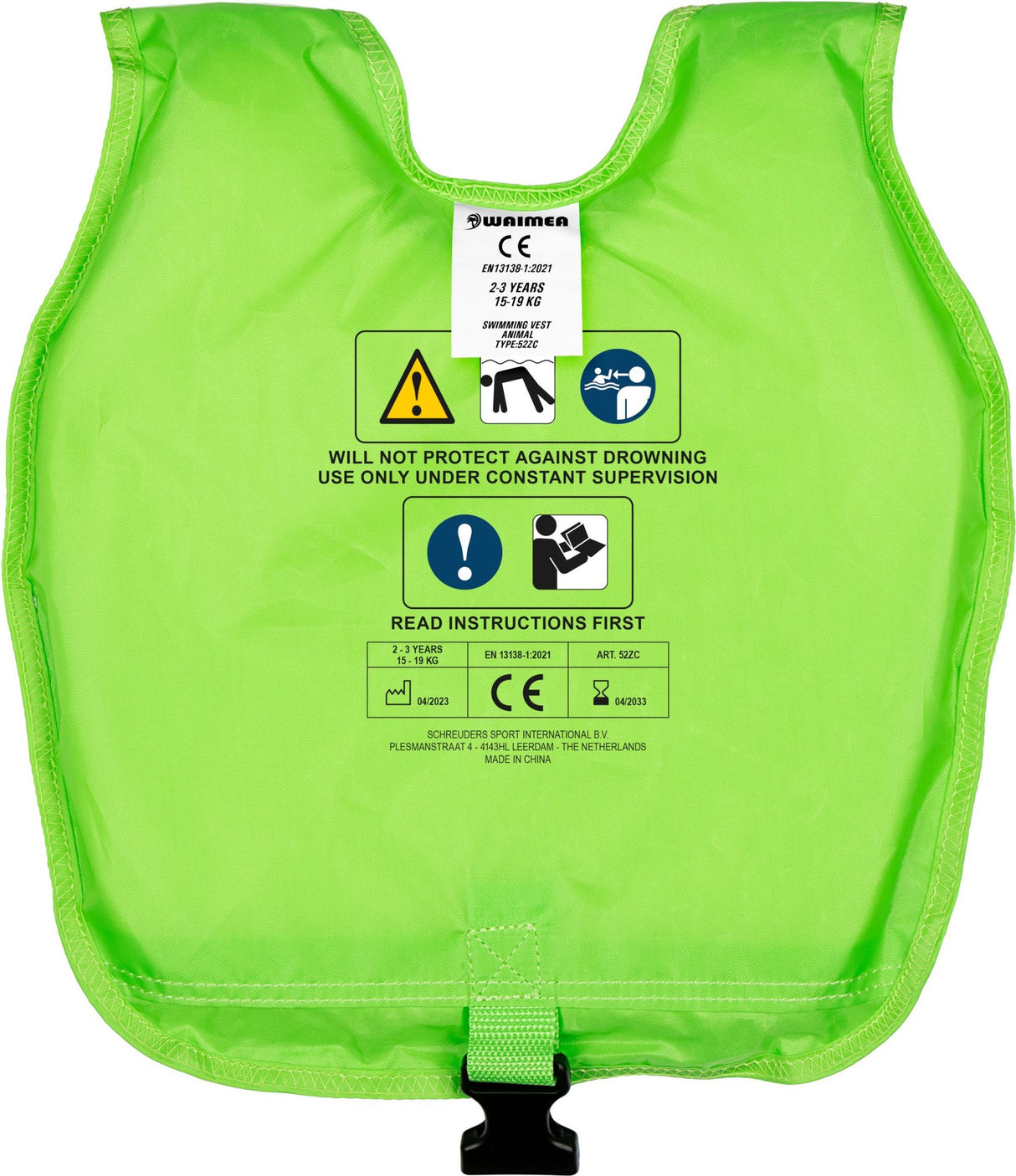 Svømmevest Dyr 2-3 år 15-19 kg