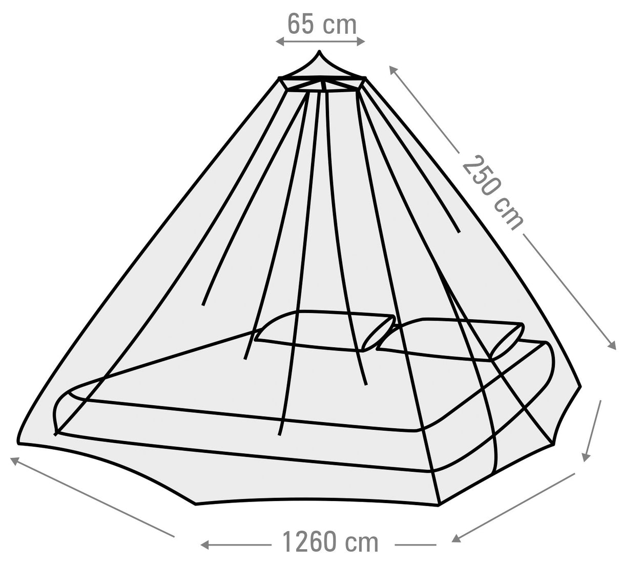 Myggnett 2-Personer BORNEO-1260