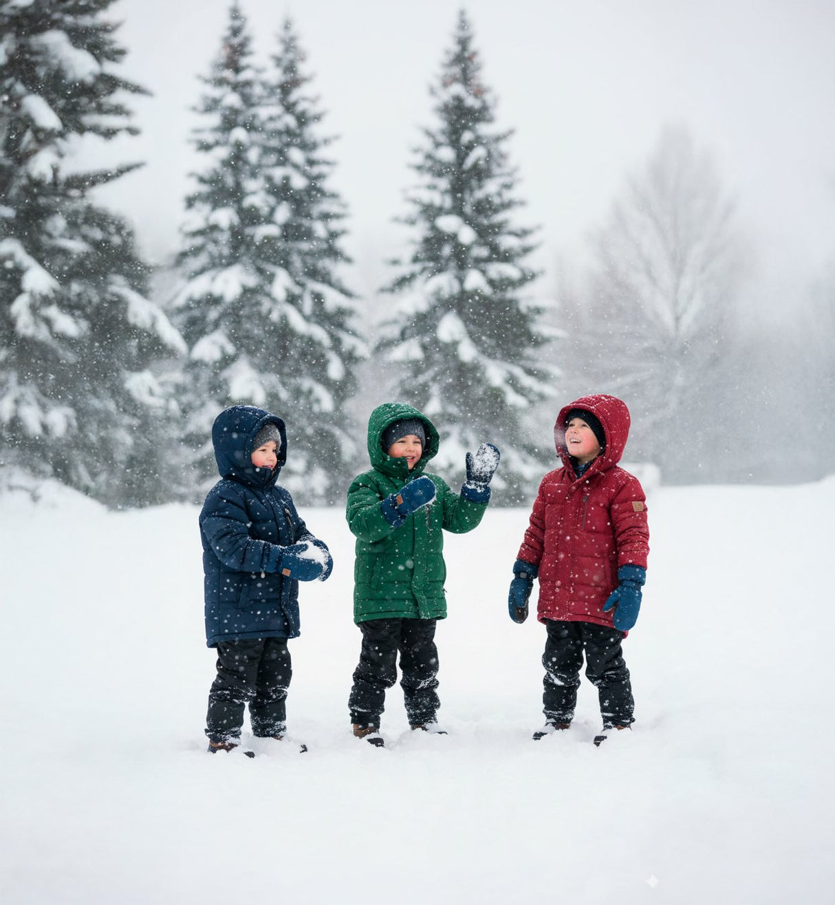 Ski Mittens Taslan Jr Rory