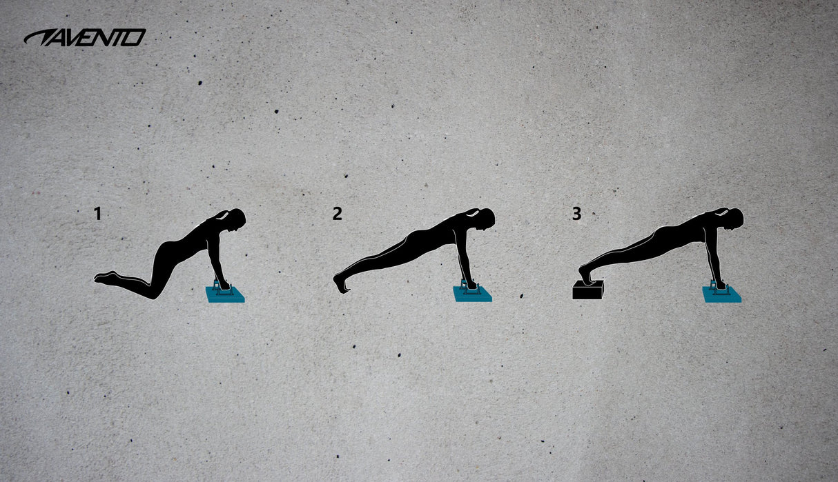Sammenleggbar push-up brett