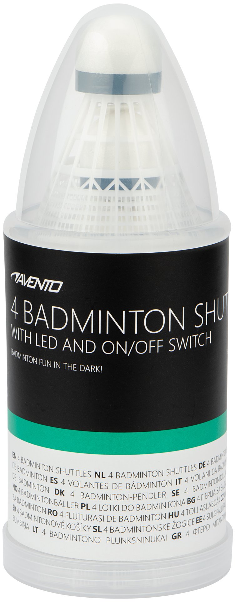4 Badmintonballer med LED