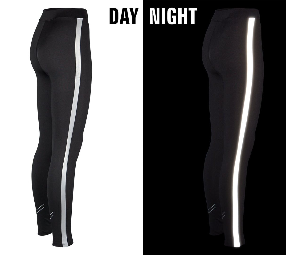 Løpebukser Dame Refleksstripe