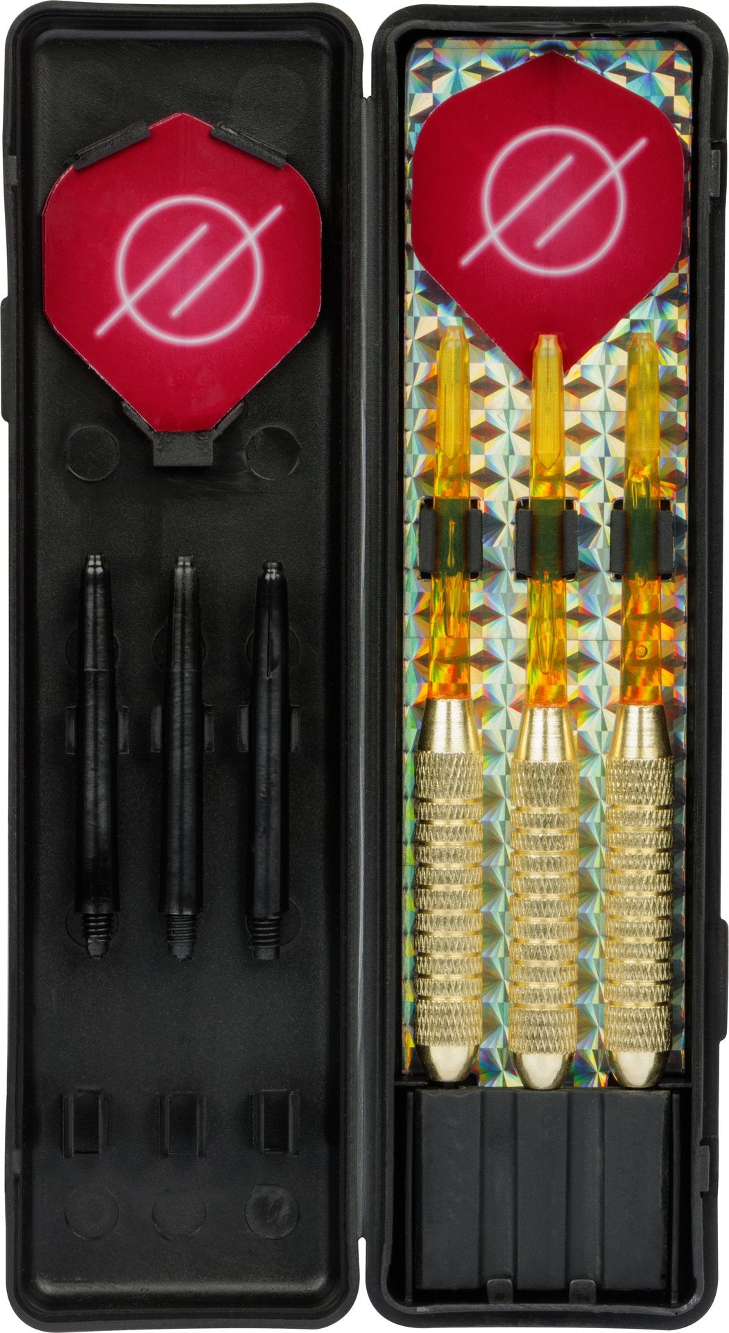 Pil med messingbelegg