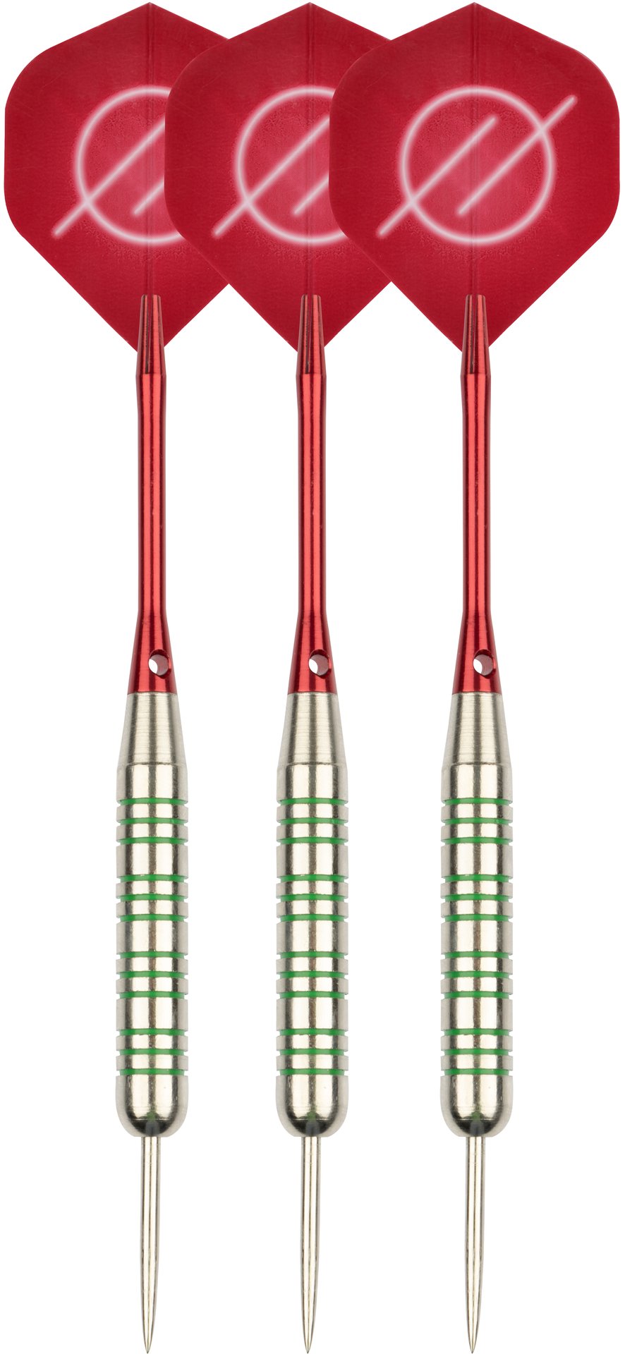 Dart i nikkel/sølv metallisk