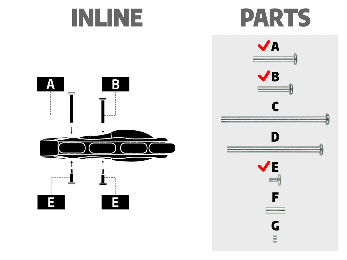 Akselssett Inline 3i1 N22AA**