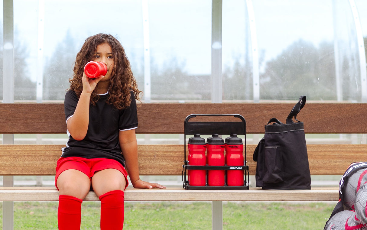 Sammenleggbart bærestativ for 6 flasker