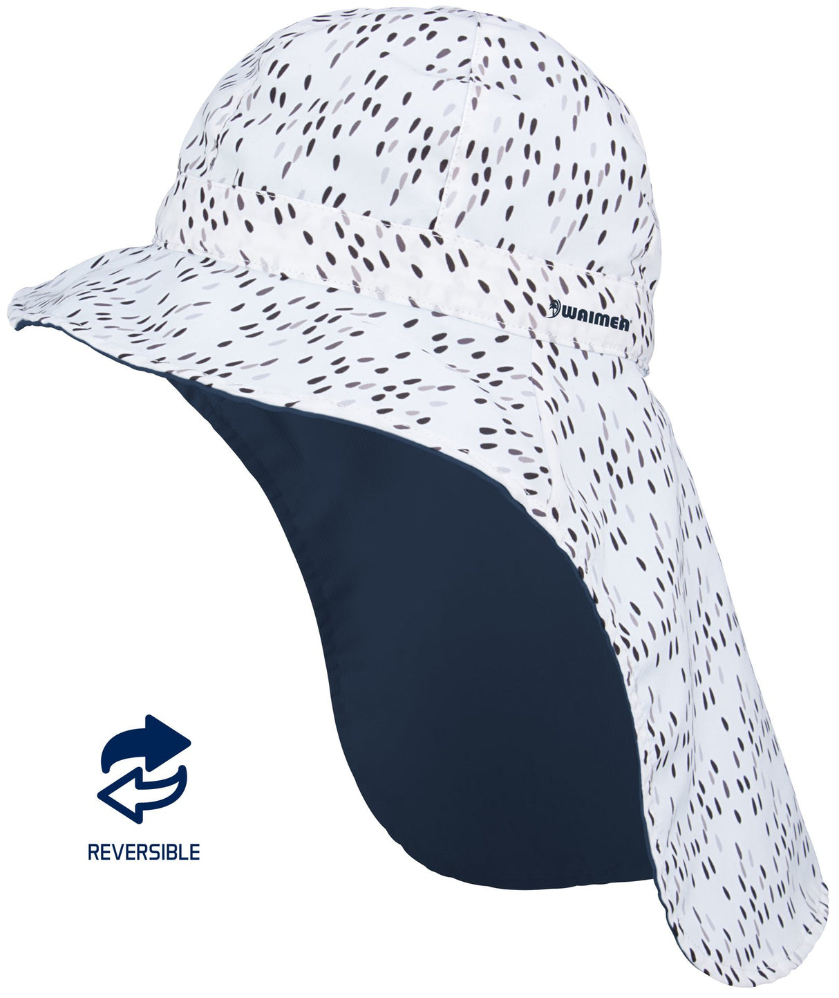 UV-caps med nakkelapp Junior Reversibel Bora