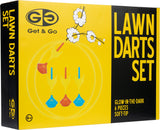 Lawn Darts-sett som lyser i mørket
