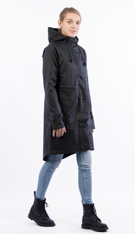 Regnfrakk Dame Tåke