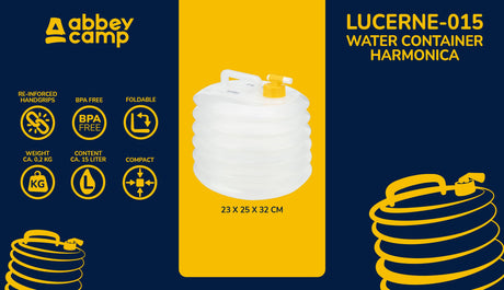 Vannbeholder 15 Liter LUCERNE-015