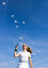5 badmintonfjærballer hvite