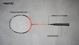 Badmintonracket Stål Smash