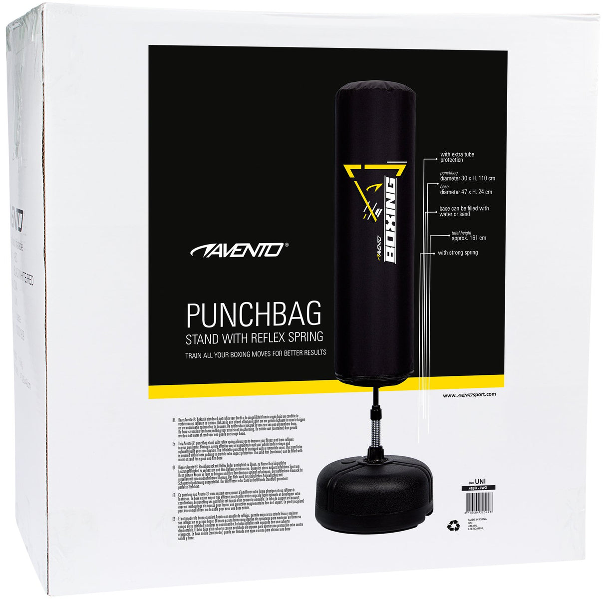 Punchbag Oppblåsbar Stativ Reflex
