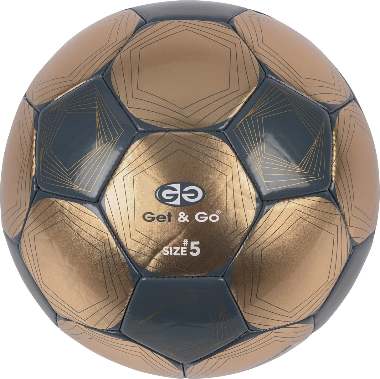 Fotball Størrelse 5 Gull Linje