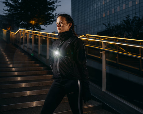 Løpevest med oppladbar LED