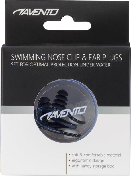 Svømme neseklemme + ørepropper sett