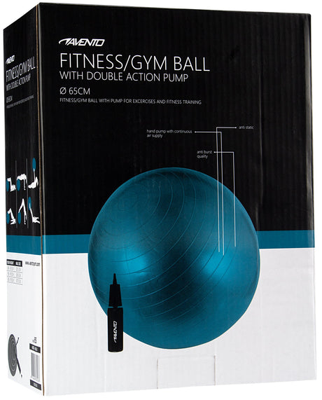 Fitness/Gym ball + pumpe Ø 65 cm