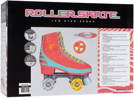 Rulleskøyter LED Star Zebra