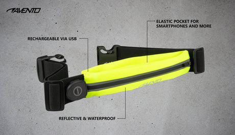 Sportsbelte med Lomme + Oppladbar LED-strip