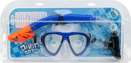 Dykkermaske med snorkel silikon Senior
