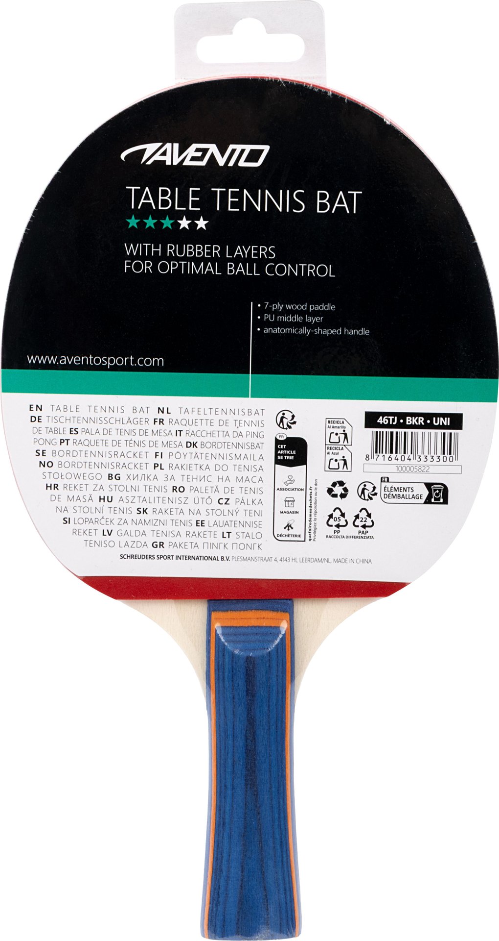 Bordtenniskølle 3-stjerners