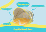 Strandskjul Pop-Up Reflekterende 130x100cm Totoka