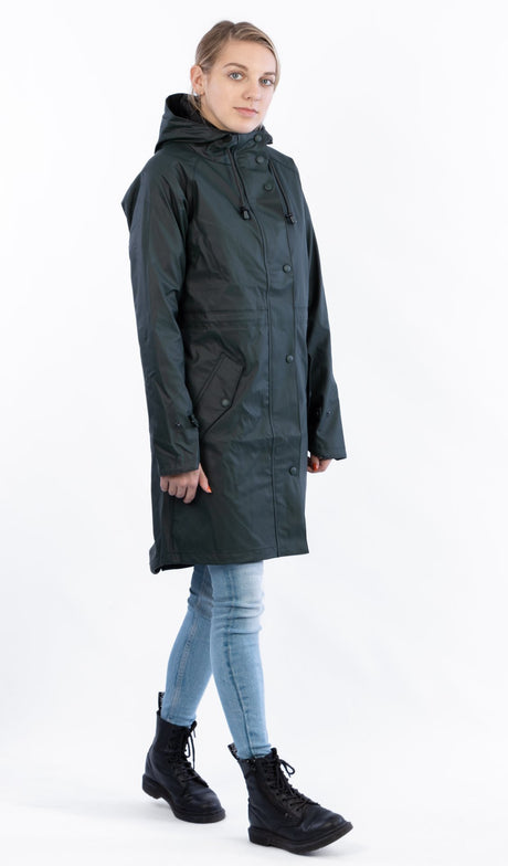 Regnfrakk Dame Tåke