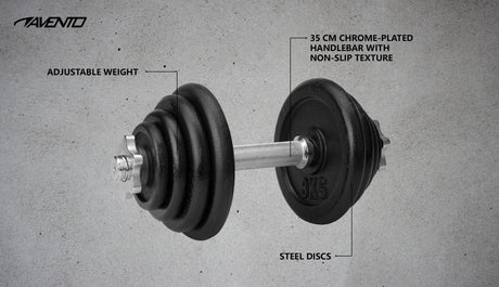 Justerbar Dumbbell Stål 15 Kg