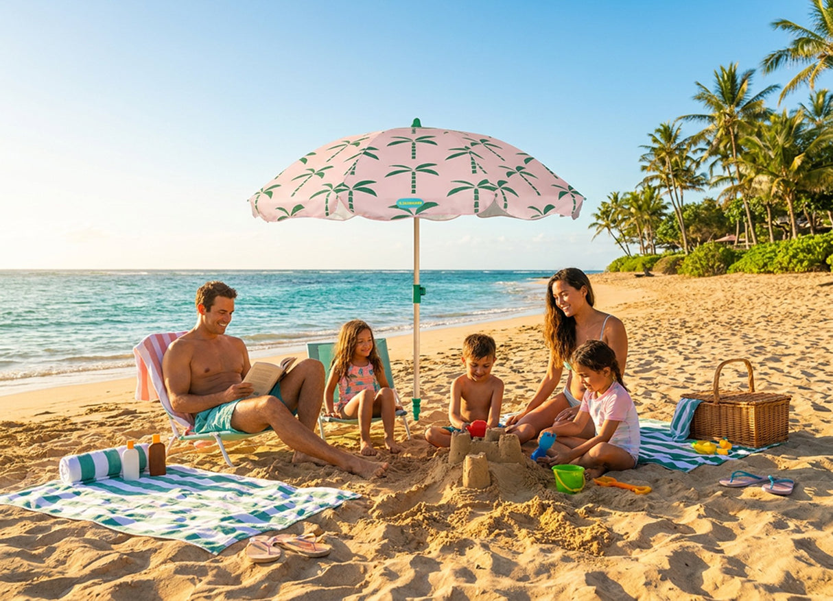 Beach Umbrella Tiltable 200cm Lolani
