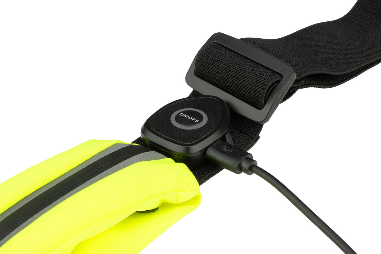 Sportsbelte med Lomme + Oppladbar LED-strip