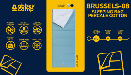 Sovepose Konvolutt Perkale Bomull BRUSSELS-08