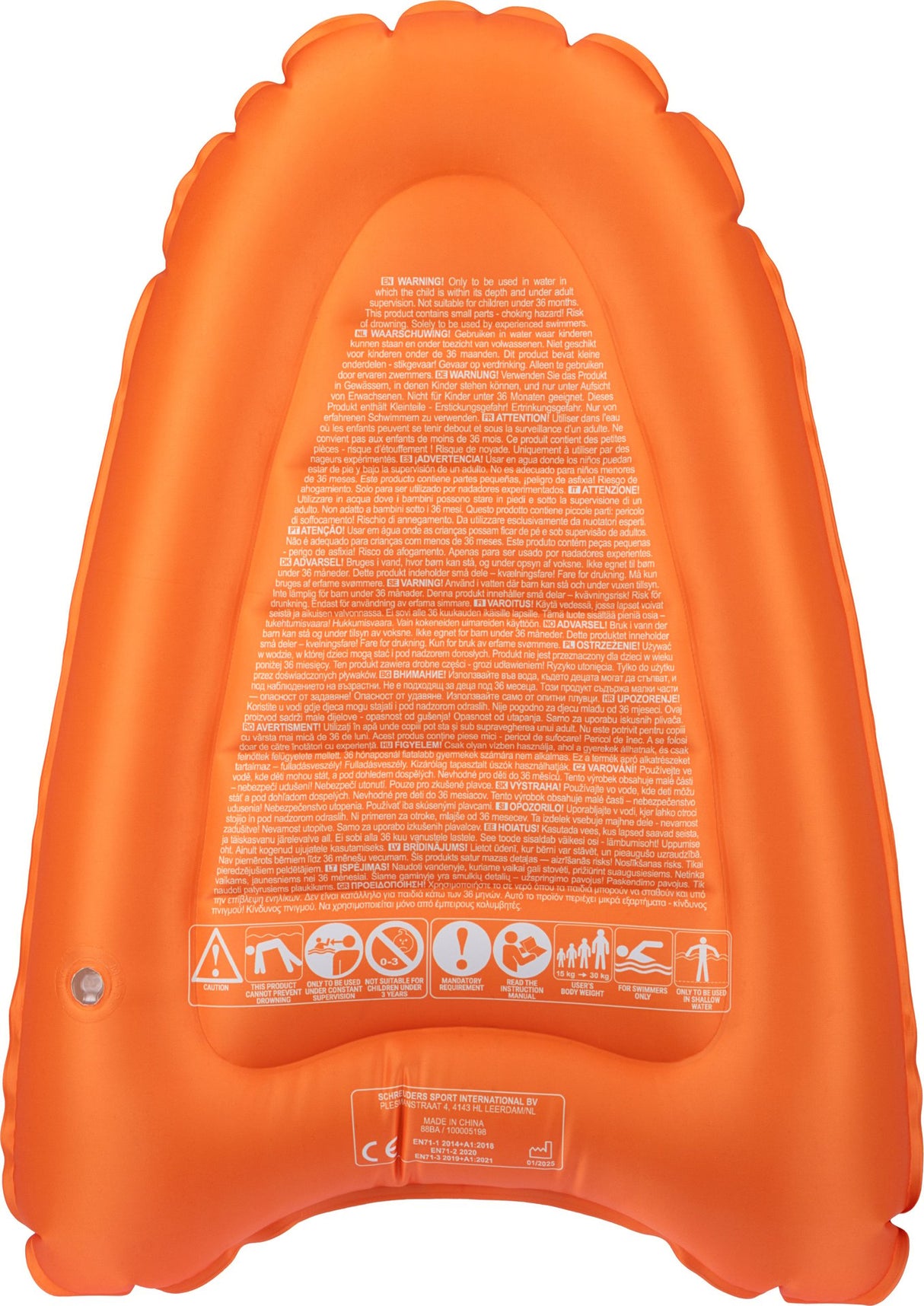 Oppblåsbar Bodyboard 70 cm Makaio