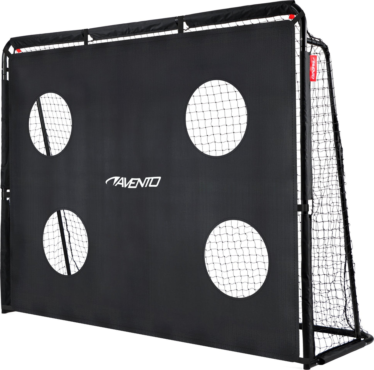 Fotballmål Stål m/ Målskive 220 x 170 x 76 cm