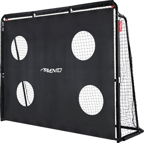 Fotballmål Stål m/ Målskive 220 x 170 x 76 cm